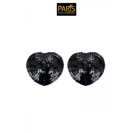 Paris Hollywood 18591 Nipples noirs sequin - Paris Hollywood
