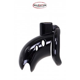 Spoody Toys Realistic Black Multi Speed vibrator - 23 cm