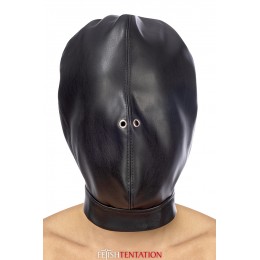 Fetish Tentation 18614 Cagoule BDSM fermée simili cuir - Fetish Tentation