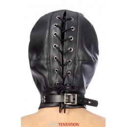 Fetish Tentation 18614 Cagoule BDSM fermée simili cuir - Fetish Tentation