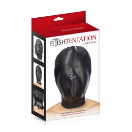 Fetish Tentation 18614 Cagoule BDSM fermée simili cuir - Fetish Tentation