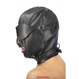 Fetish Tentation 18617 Cagoule simili cuir avec bandeau amovible - Fetish Tentation