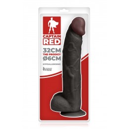 Captain red 18620 Gode XXL Prodigy Black 32 x 6 cm - Captain Red