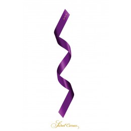 Sweet Caress Bandeau BDSM satin pourpre - Sweet Caress