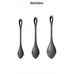 Satisfyer 18747 Kit d'entrainement pelvien Yoni Power 2 noir - Satisfyer