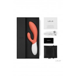 LELO 18882 Vibro Rabbit Ina 3 Coral Red - Lelo