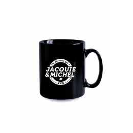 Jacquie & Michel Mug noir J&M - logo rond