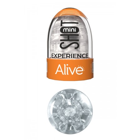 Alive 19019 Masturbateur Mini Shot Experience Transparent
