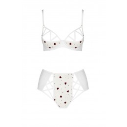 Passion lingerie Bikini sexy blanc Lovelia - Passion