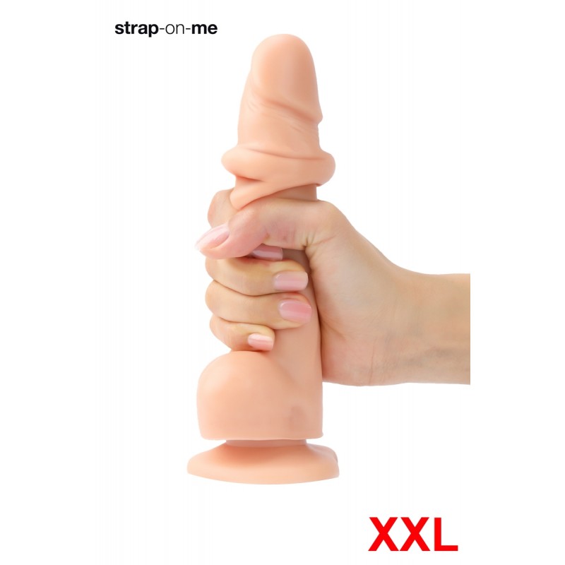 Strap-on-Me Gode double densité sliding skin XXL - Strap On Me