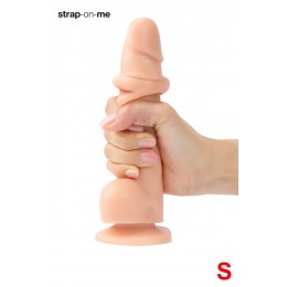 Strap-on-Me Gode double densité sliding skin S - Strap On Me