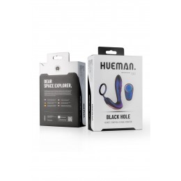 Hueman 19137 Plug vibrant et cockring Black Hole - Hueman