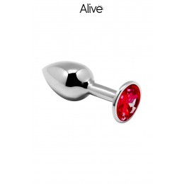 Alive 19158 Plug métal bijou rouge L - Alive