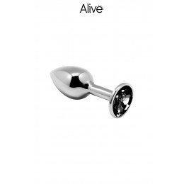Alive Plug métal bijou noir M - Alive