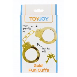 Toy Joy Menottes métal dorées - Toy Joy