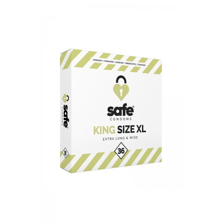Safe 19354 36 préservatifs Safe King Size XL