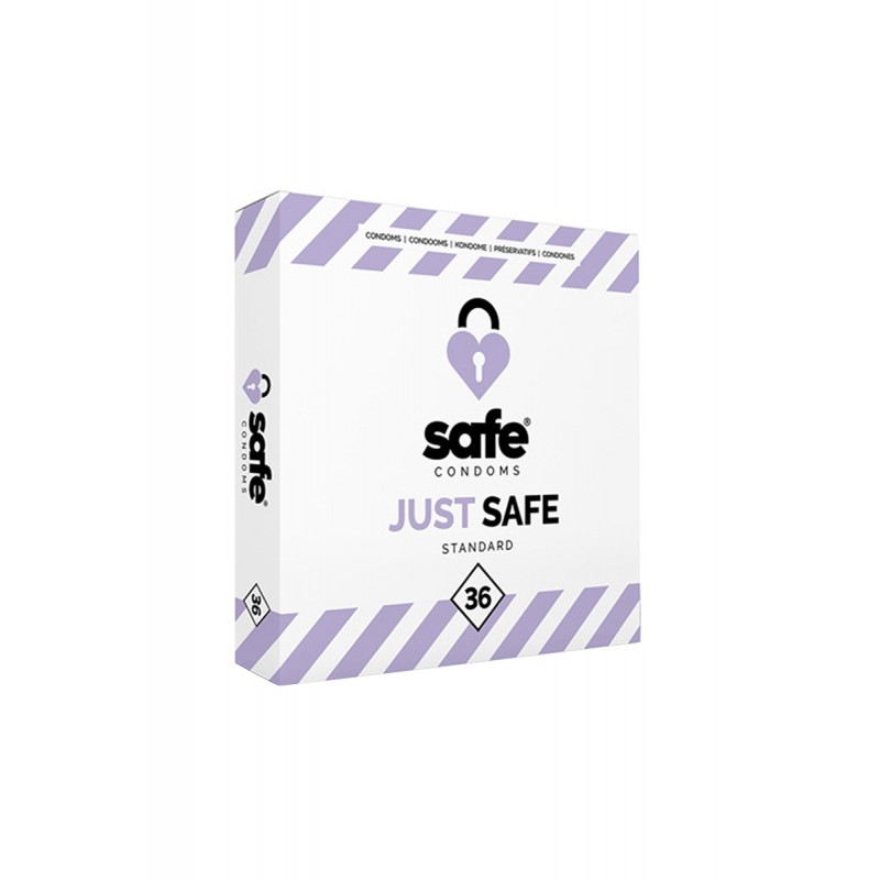 Safe 36 préservatifs Just Safe Standard