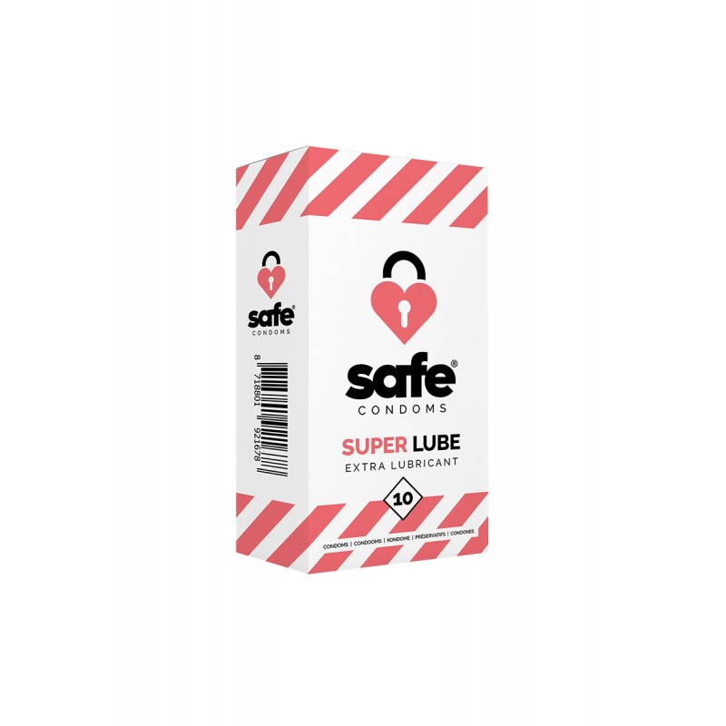Safe 19359 10 préservatifs Safe Super Lube