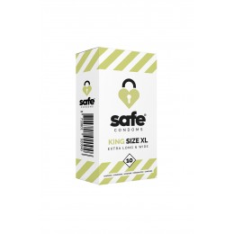 Safe 19361 10 préservatifs Safe King Size XL