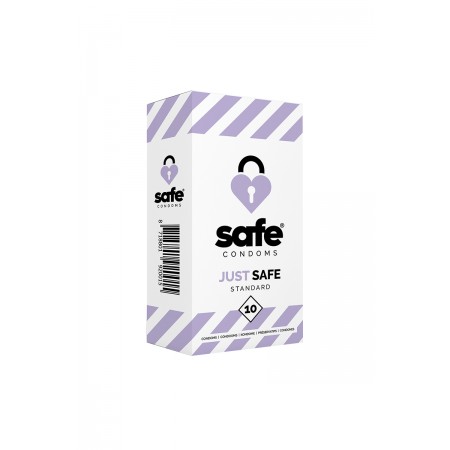Safe 19362 10 préservatifs Just Safe Standard