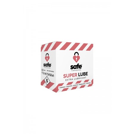 Safe 5 préservatifs Safe Super Lube