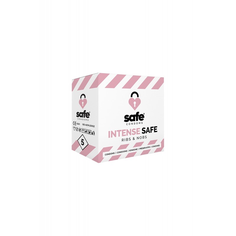 Safe 19370 5 préservatifs Safe Intense