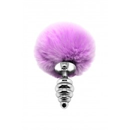 Alive 19430 Plug métal Fluffy Twist S mauve - Alive