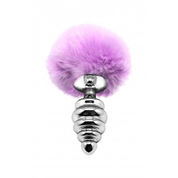 Alive Plug métal Fluffy Twist M mauve - Alive