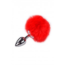 Alive 19439 Plug métal Fluffy S rouge - Alive