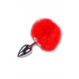 Alive 19442 Plug métal Fluffy M rouge - Alive