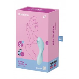 Satisfyer 19452 Curvy Trinity 5+ bleu - Satisfyer