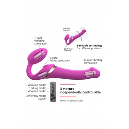 Strap-on-Me Strap-on-me Multi Orgasm Fuchsia XL