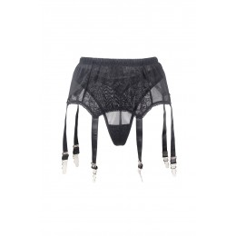 Paris Hollywood Porte-jarretelles noir et string