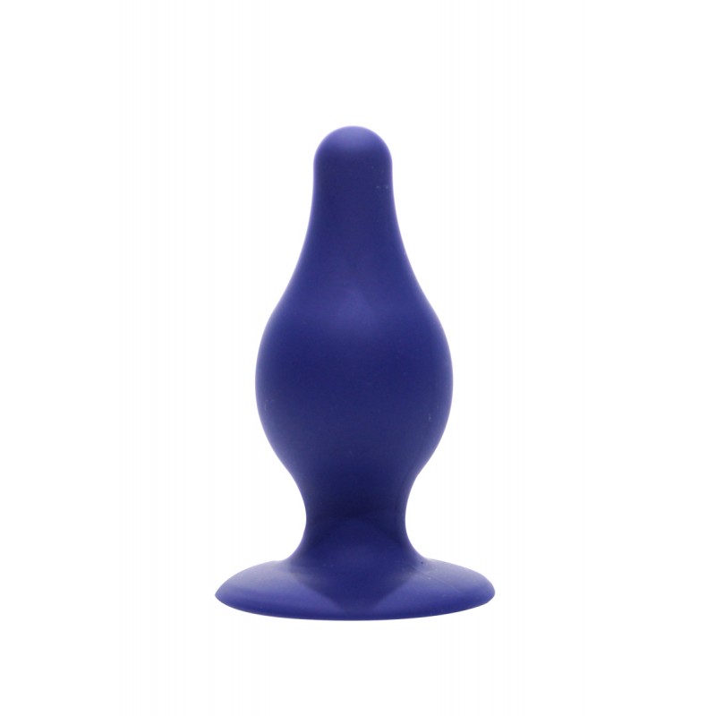 Silexd Plug anal double densité bleu 9,3 cm - SilexD
