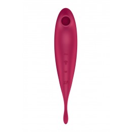 Satisfyer 19629 Stimulateur Satisfyer Twirling Pro+ Connecté rouge