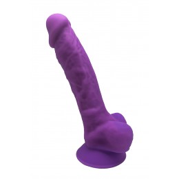 Silexd 19691 Gode double densité violet 17,5 cm - SilexD