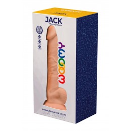 Wooomy 19701 Gode silicone double densité Jack - Wooomy