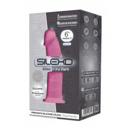 Silexd 19718 Gode phosphorescent double densité 15,4cm - SilexD