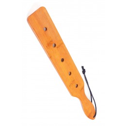 Fetish Tentation Paddle bambou 5 trous - Fetish Tentation