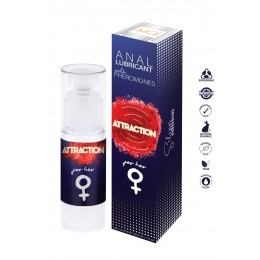 Attraction cosmetics 19874 Lubrifiant anal aux phéromones pour femme - Attraction