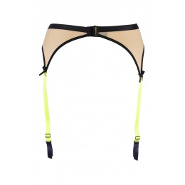 Axami Porte-jarretelles chair et fluo V-10142 - Axami