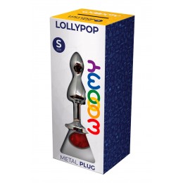 Wooomy Plug bijou Lollypop rouge S - Wooomy