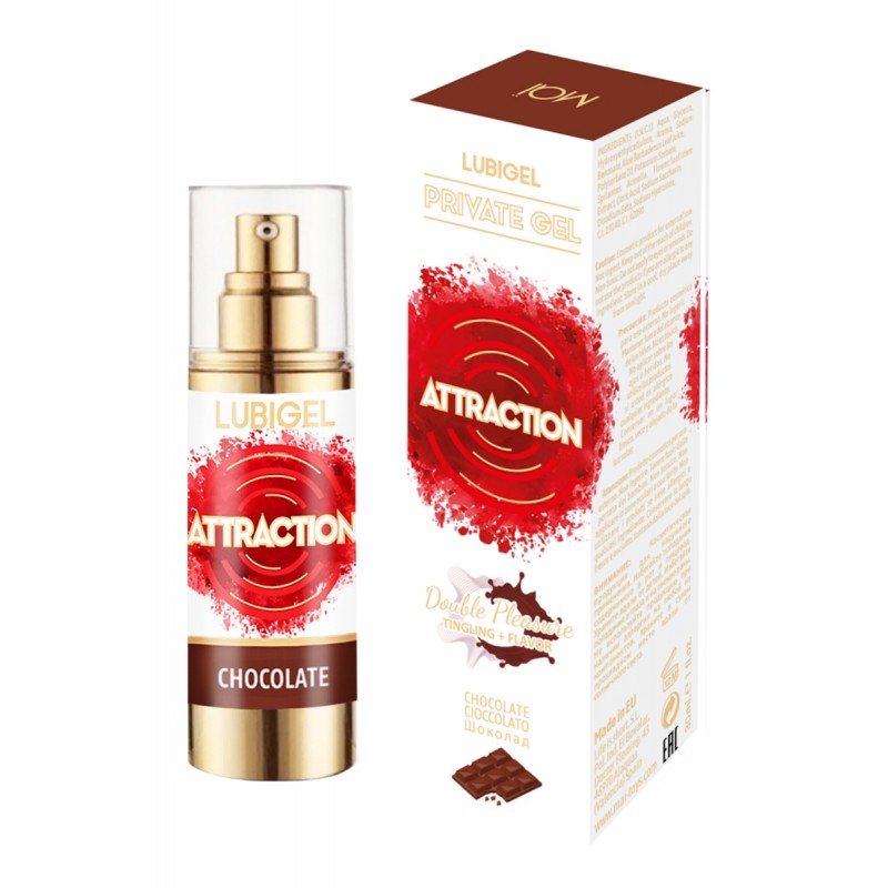 Attraction cosmetics Lubrifiant stimulant chocolat - Attraction
