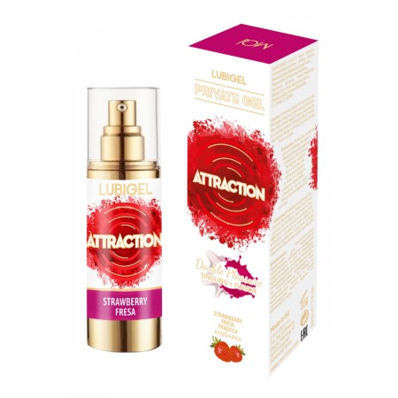 Attraction cosmetics Lubrifiant stimulant fraise - Attraction