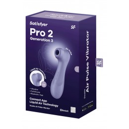 Satisfyer 20176 Stimulateur Pro 2 Generation 3 connecté lilas