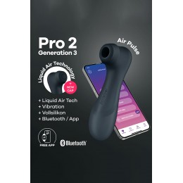 Satisfyer 20177 Stimulateur Pro 2 Generation 3 connecté noir