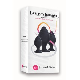 Jacquie & Michel Toys 20189 Coffret 3 plugs anal Les ravissants - Jacquie et Michel