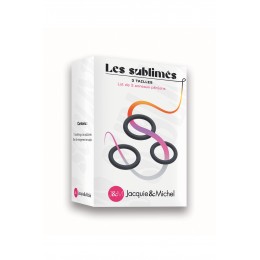 Jacquie & Michel Toys 20192 Set de 3 cockrings Les sublimés - Jacquie et Michel